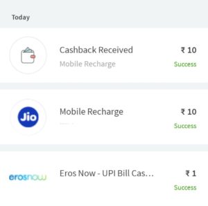 Freecharge Recharge Cashback Offer